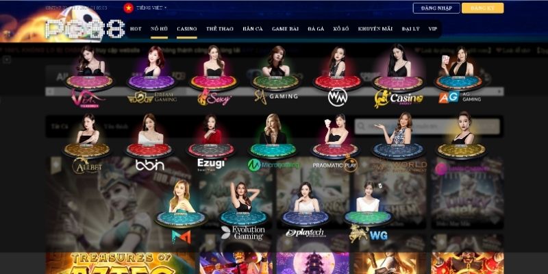 Casino live dealer cực sexy với nhiều phong cách