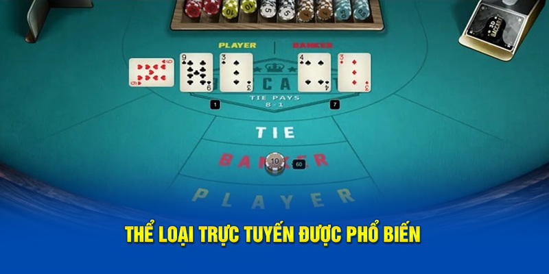 Thể loại trực tuyến được phổ biến